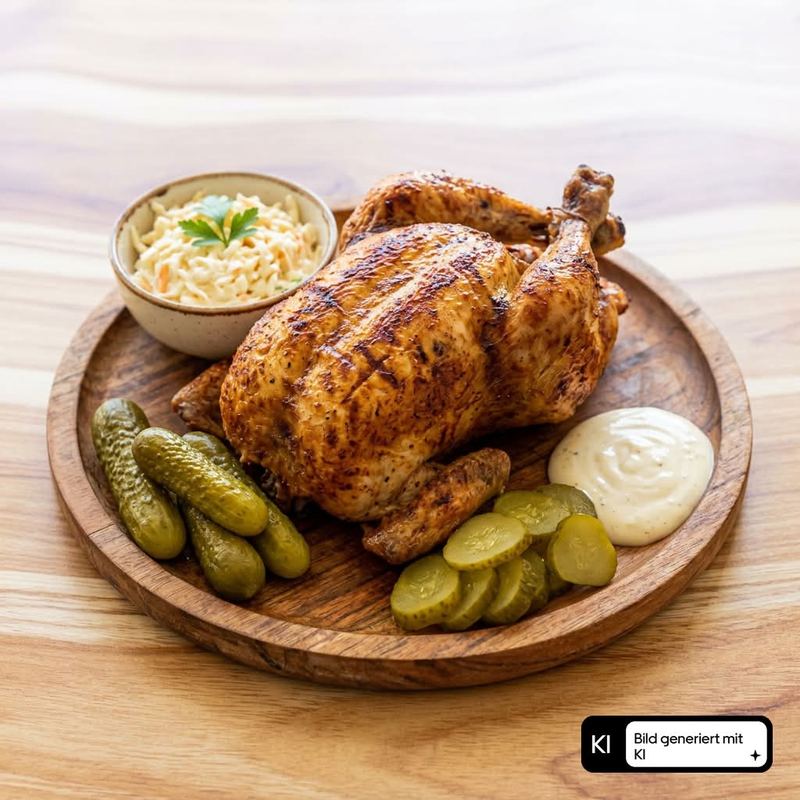 Grill Hähnchen Ganz