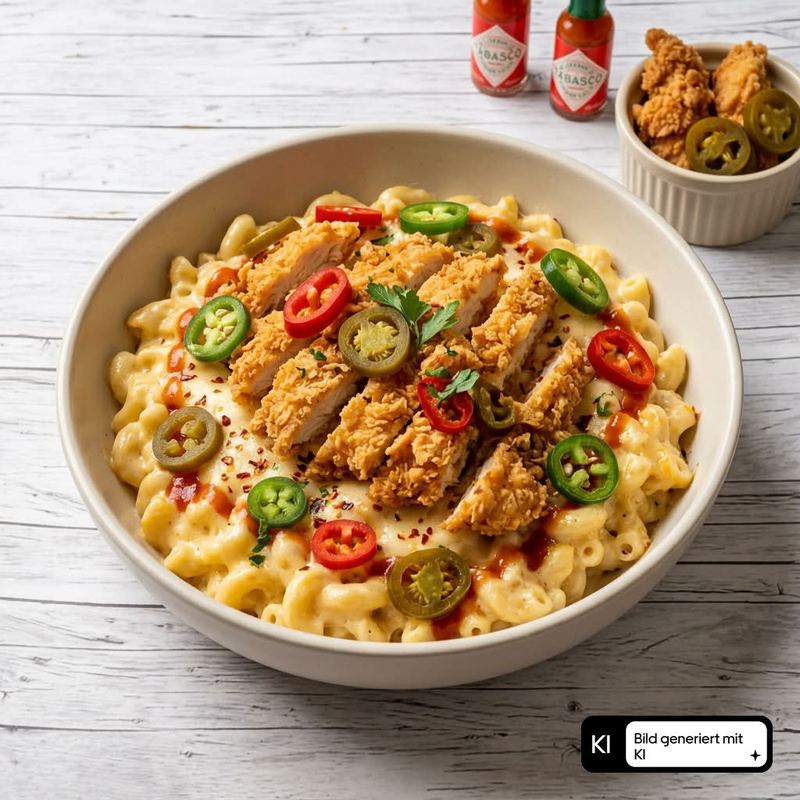 Mac and Cheese Crispy Chicken HOT