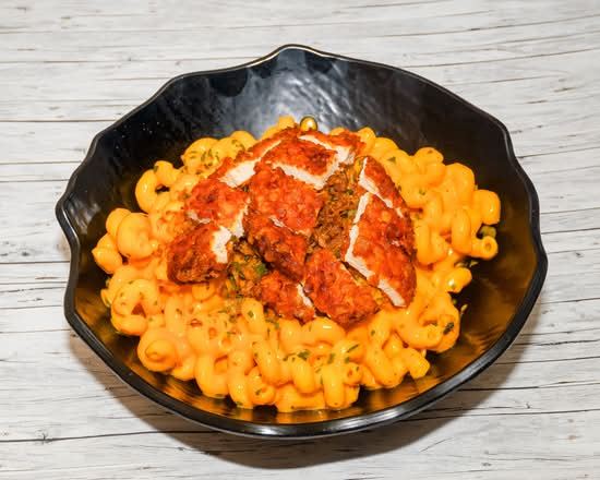 Mac and Cheese Crispy Chicken